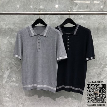 톰브라운 THOM BROWNE 니트 반팔티