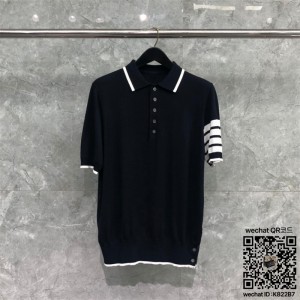 톰브라운 THOM BROWNE 니트 반팔티