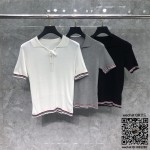 톰브라운 THOM BROWNE 니트 반팔티