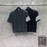 톰브라운 THOM BROWNE 니트 반팔티