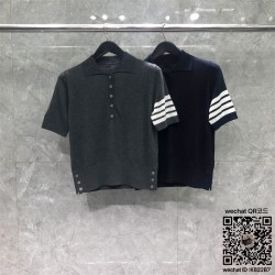 톰브라운 THOM BROWNE 니트 반팔티
