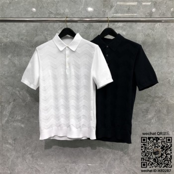 톰브라운 THOM BROWNE 니트 반팔티