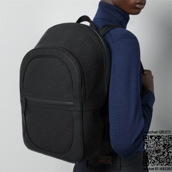 구찌 GUCCI  GG 러버 효과 백팩 771280