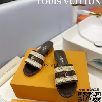 루이비통 LV 힐 샌들 슬리퍼