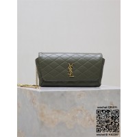 입생로랑 YSL 생로랑 퀼티드 레더 가비 폰홀더 742579