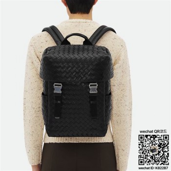 보테가베네타 BV 인트레치아토 플랩 백팩 766580