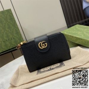 구찌 GUCCI  뱀부 미디엄 더블 G 지갑 739498