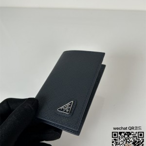 프라다 PRADA 사피아노 가죽 카드지갑 명함지갑 2MC101