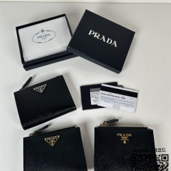 프라다 PRADA 사피아노 가죽 반지갑 1ML050