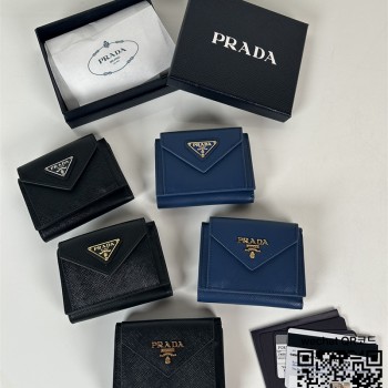 프라다 PRADA 사피아노 가죽 반지갑 1MH021