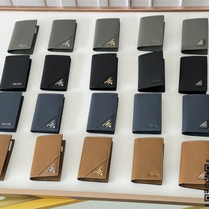 프라다 PRADA 사피아노 가죽 카드지갑 명함지갑  2MC101