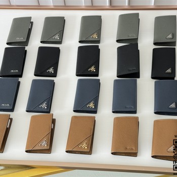 프라다 PRADA 사피아노 가죽 카드지갑 명함지갑  2MC101