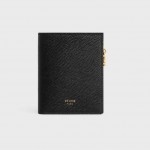 셀린느 CELINE  트리옹프 참 트리옹프 컴팩트 지갑 - 그레인 카프스킨 10M103