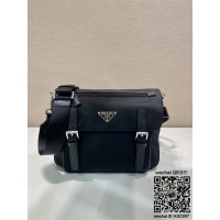 프라다 리나일론 캔버스 가죽 스트랩추가 크로스백  2VD071