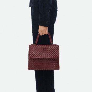 보테가베네타 패티 탑 핸들 백 776783