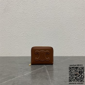 셀린느 CELINE 트리옹프 캔버스 지퍼지갑  100533