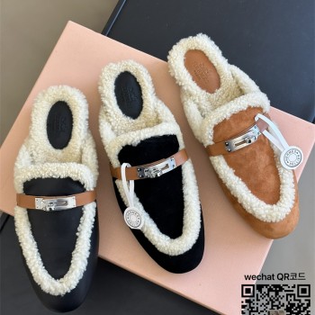 에르메스  힐 샌들 슬리퍼