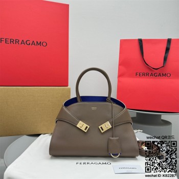 페라가모 허그 탑 핸들백 (S) 스몰