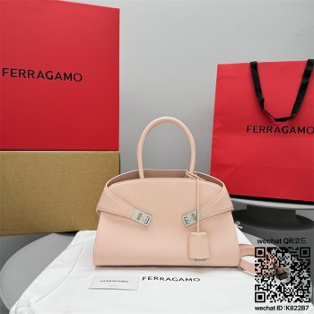 페라가모 허그 탑 핸들백 (S) 스몰