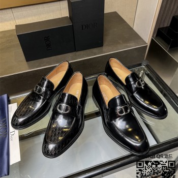 디올 가죽 로퍼 구두