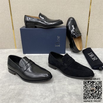 디올 가죽 로퍼 구두