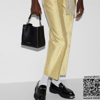 구찌 GG 엠블럼 미니 버킷백 815118