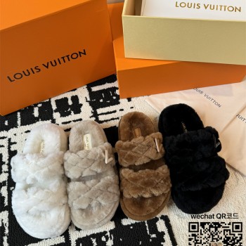 루이비통  힐 샌들 슬리퍼