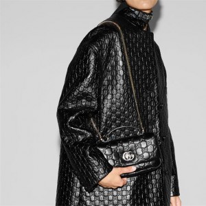 구찌  GG 밀라노 미니 탑 핸들백 806017