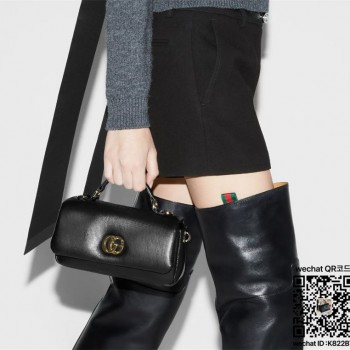 구찌 GG 밀라노 미니 탑 핸들백 806017