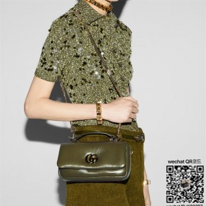 구찌 GG 밀라노 미니 탑 핸들백 806017