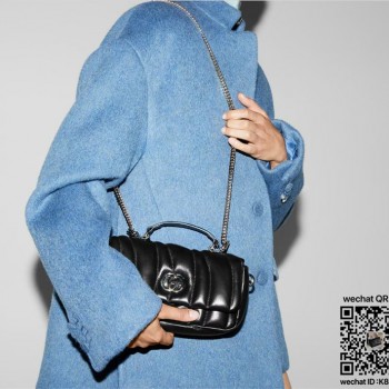 구찌 GG 밀라노 미니 탑 핸들백 806017