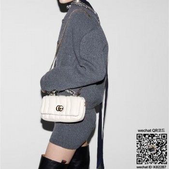구찌 GG 밀라노 미니 탑 핸들백 806017