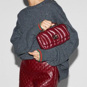 구찌 GG 밀라노 미니 탑 핸들백 806017