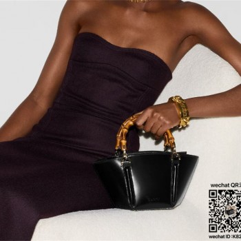 구찌 뱀부 탑 핸들 미니 토트백 805832