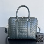 보테가베네타 슬림 인트레치아토 브리프케이스 778081