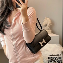 에르메스 HERMES 콘스탄스 epsom가죽 금장 은장 26cm