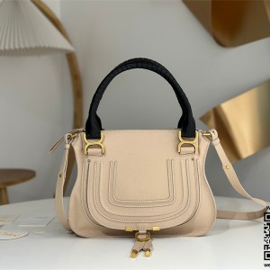 끌로에 Chloe 마르씨 더블 캐리 토트백 미디움 30cm