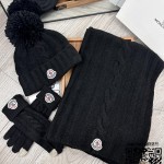몽클레어 MONCLER  모자 목도리 장갑 세트