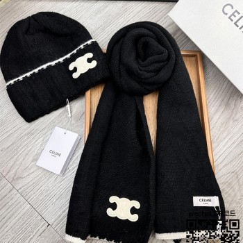 샤넬 CHANEL 모자 목도리 장갑 세트