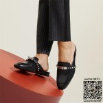 에르메스 HERMES 힐 샌들 슬리퍼