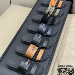 에르메스 HERMES 힐 샌들 슬리퍼