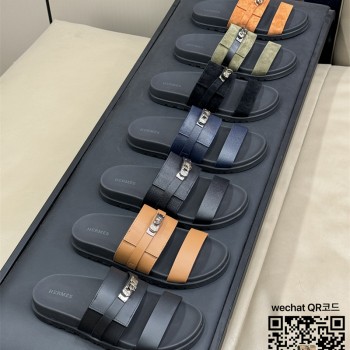 에르메스 HERMES 힐 샌들 슬리퍼