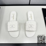 샤넬 힐 샌들 슬리퍼