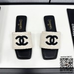 샤넬 힐 샌들 슬리퍼