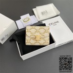 셀린느 CELINE 트리옹프 플랩 지갑 - 트리옹프 캔버스 10D782