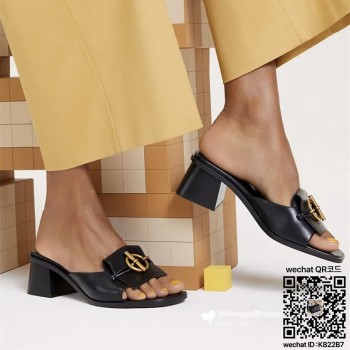 에르메스 HERMES 힐 샌들 슬리퍼