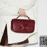 구찌 홀스빗 1955 소프트 스몰 탑 핸들백 815206