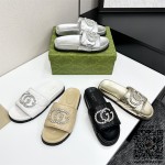 구찌 힐 샌들 슬리퍼