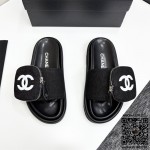 샤넬 힐 샌들 슬리퍼