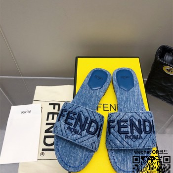 펜디 힐 샌들 슬리퍼